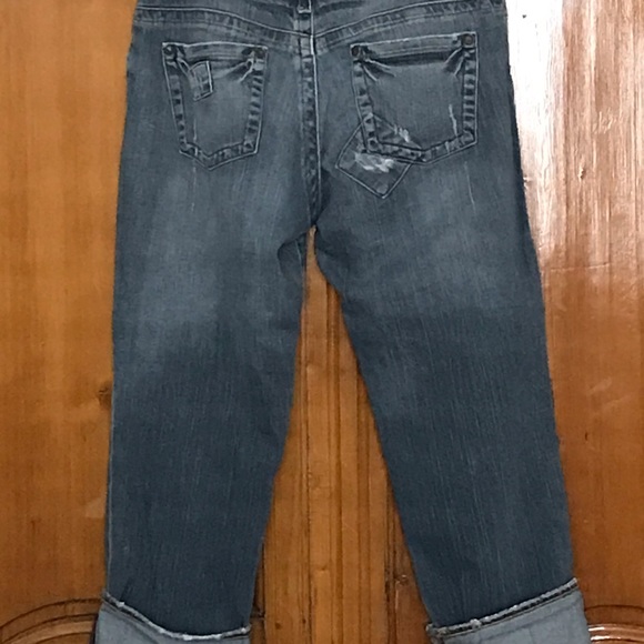 Ralph Lauren Polo Cropped Distressed Jeans - Picture 2 of 7